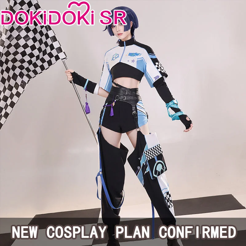 【POLL】$1 Deposit =$5 Coupon DokiDoki-SR Game Genshin Impact Cosplay Scaramouche Racer Costume Wanderer Casual Wear