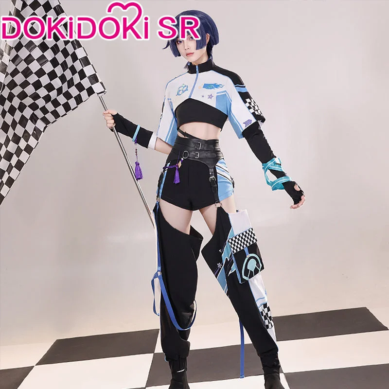 【POLL】$1 Deposit =$5 Coupon DokiDoki-SR Game Genshin Impact Cosplay Scaramouche Racer Costume Wanderer Casual Wear