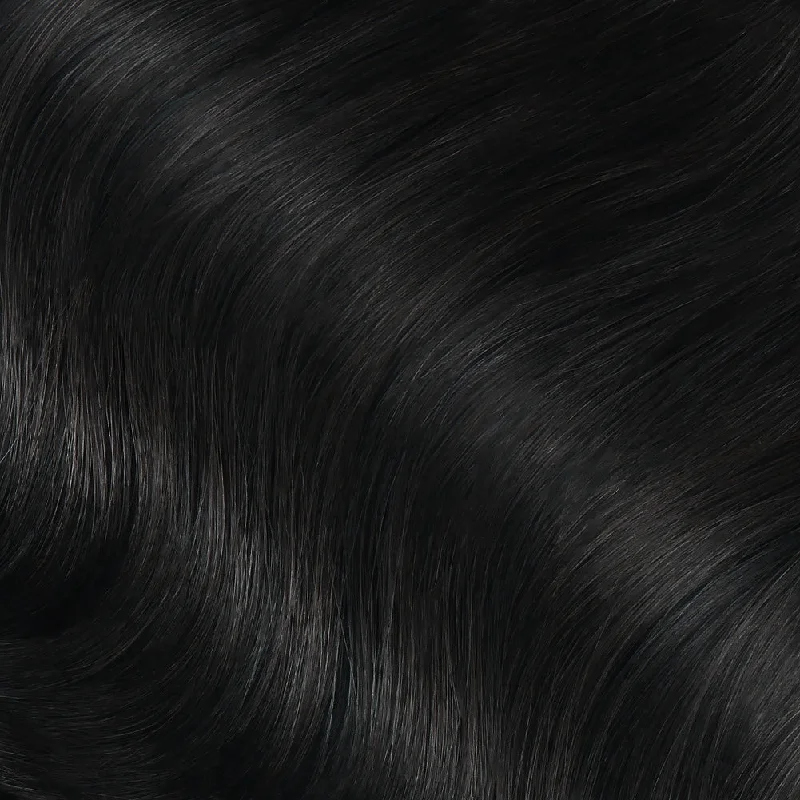 105G Jet Black 1# Clip in Hair Extensions