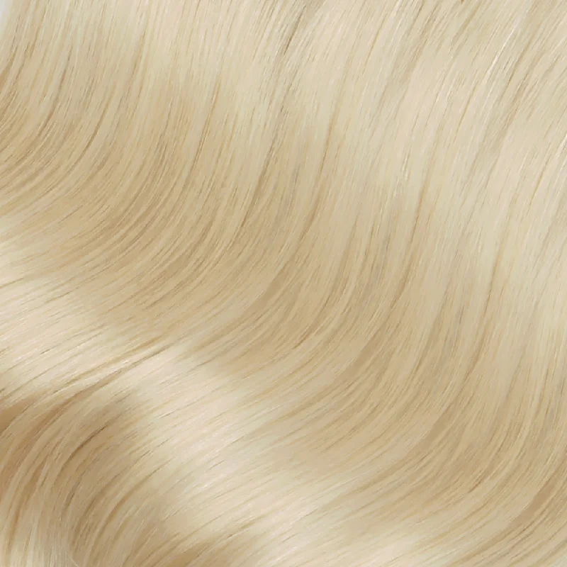 105G Platinum Blonde 60# Clip in Hair Extensions