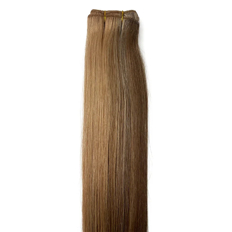 10A Cambodian Straight Raw Human Hair Extension P#24/27/17