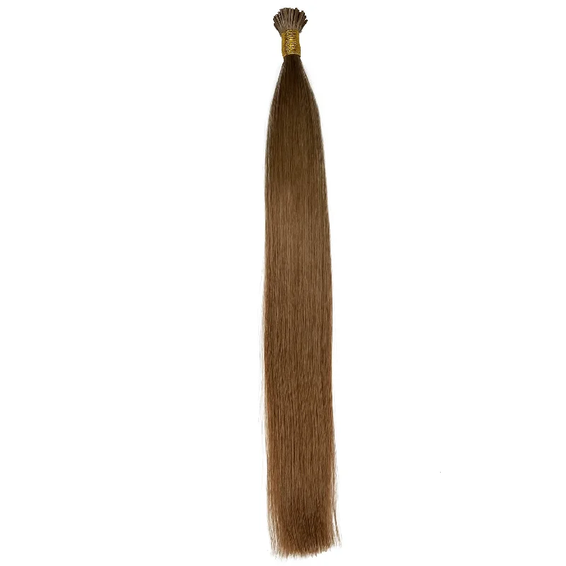 10A I-Tip Silky Straight Human Hair Extension #8