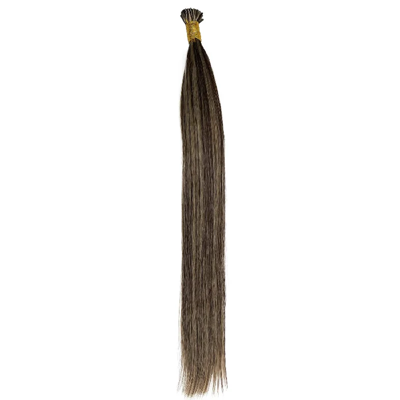 10A I-Tip Silky Straight Human Hair Extension P#2/18