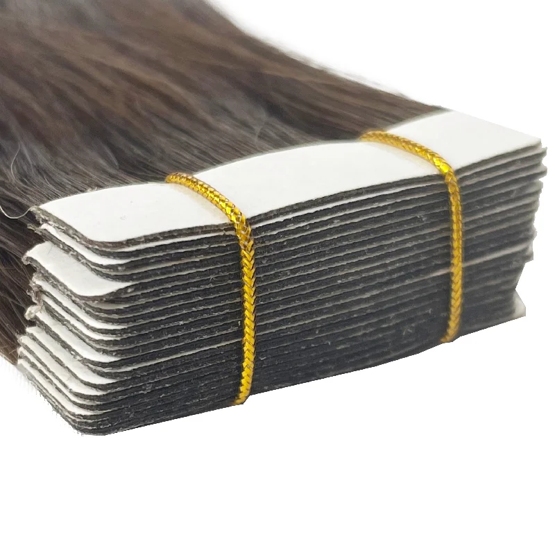 10A/8A Straight Tape-In Human Hair Extension Color #2