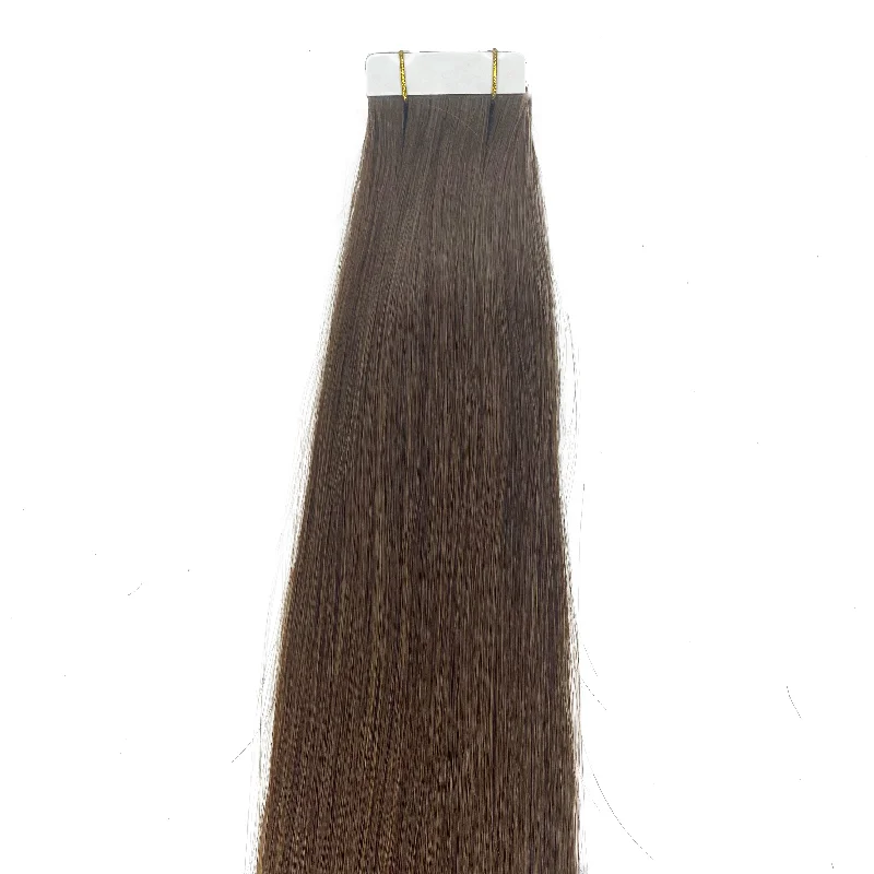 10A Straight Tape-In Human Hair Extension Color #4