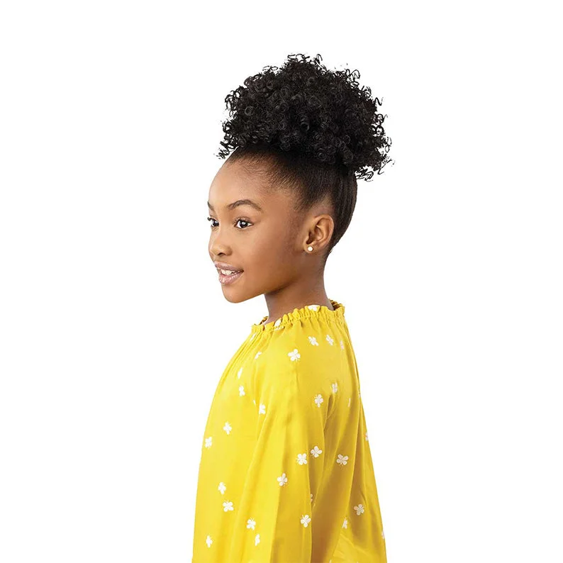 Outre Lil Looks Synthetic Drawstring Ponytail - COILY PUFF