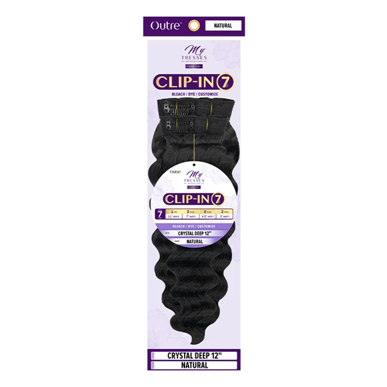 OUTRE MYTRESSES Purple Label 7pc Clip-ins CRYSTAL DEEP