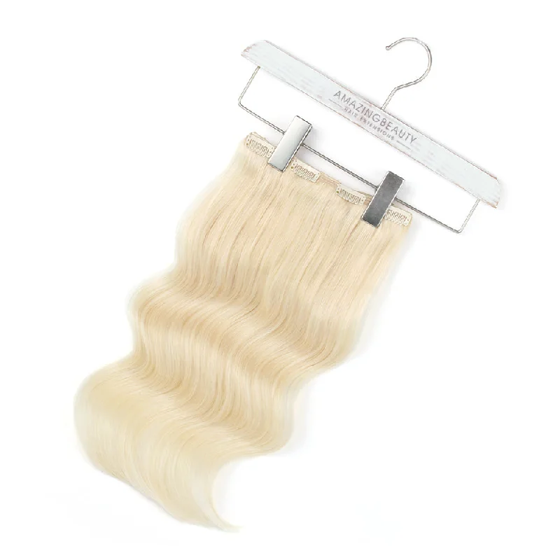 220g Beach Blonde 613# Clip In Hair Extensions 22""