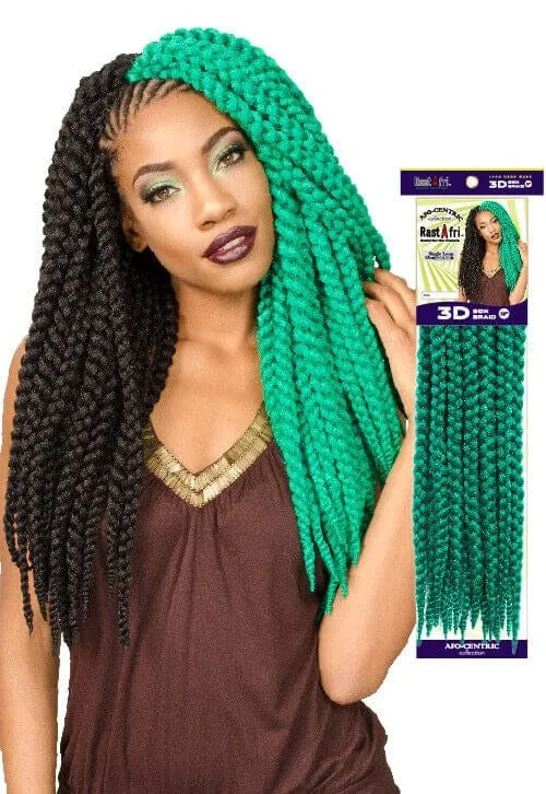 3D BOX BRAID 18""