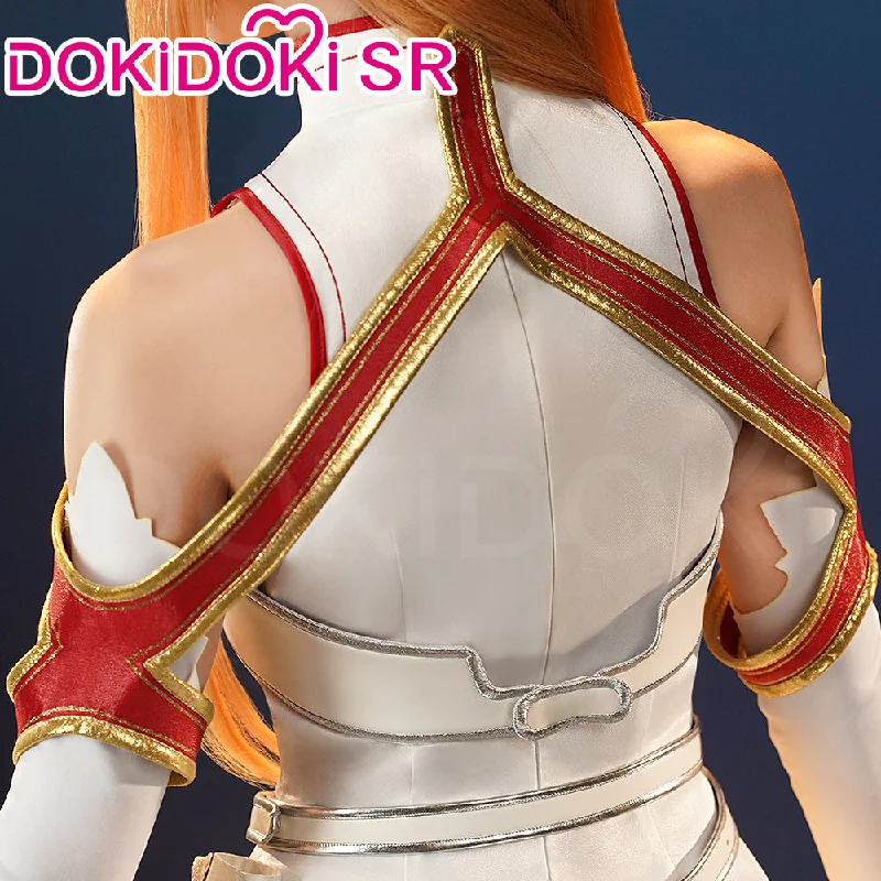 DokiDoki-SR Anime Sword Art Online Cosplay Yuuki Asuna Costume SAO