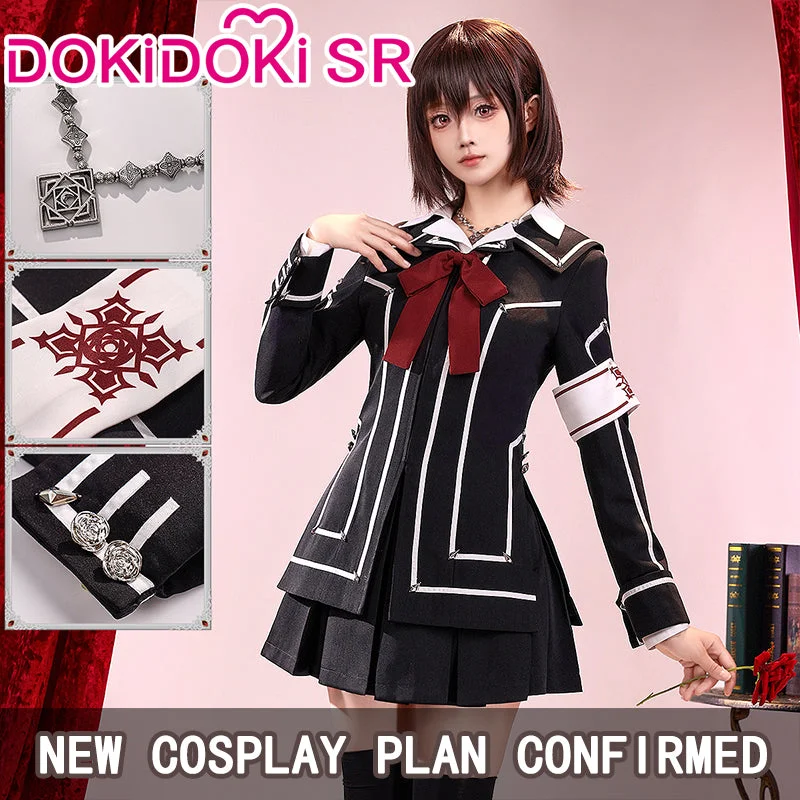 $5 Deposit =10% OFF Coupon DokiDoki-SR Anime Vampire Knight Cosplay Yuki Cross Costume Uniform