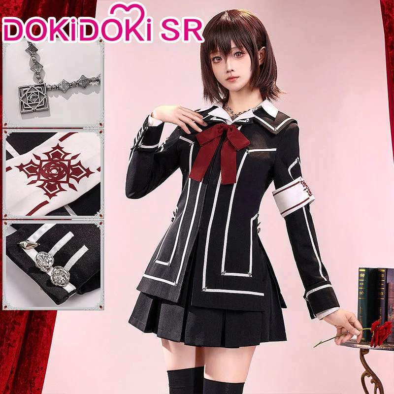 $5 Deposit =10% OFF Coupon DokiDoki-SR Anime Vampire Knight Cosplay Yuki Cross Costume Uniform