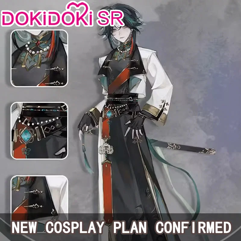 $5 Deposit =10% OFF Coupon DokiDoki-SR Game Genshin Impact Cosplay Xiao Costume Shadow Doujin