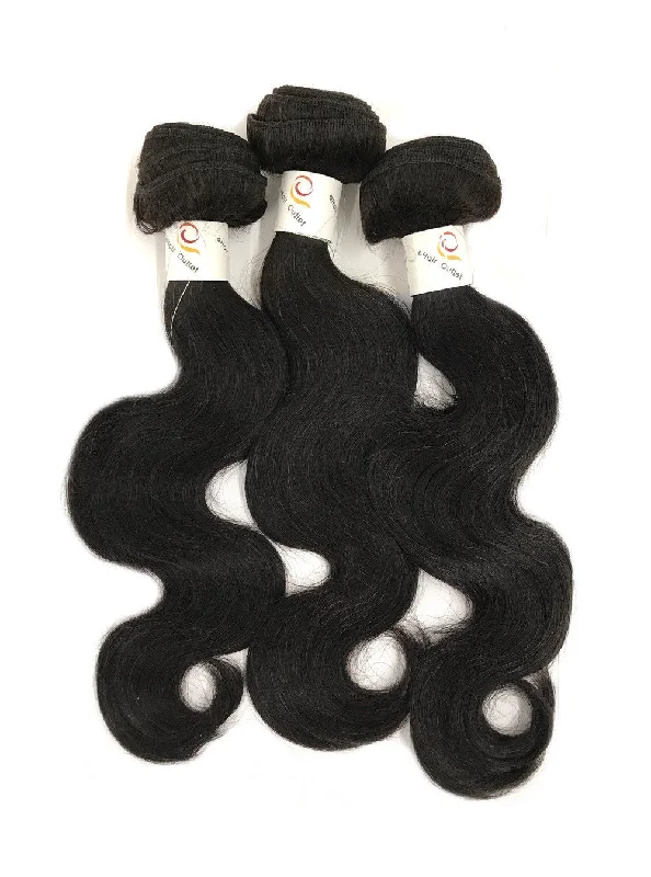 7A Thailand 3 Bundle Set Body Wave w/ 13""X4"" Lace Frontal