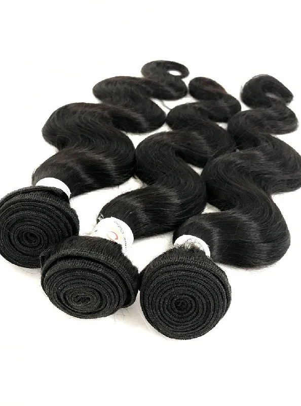 8A Malaysian 3 Bundle Set Body Wave Virgin Human Hair Extension