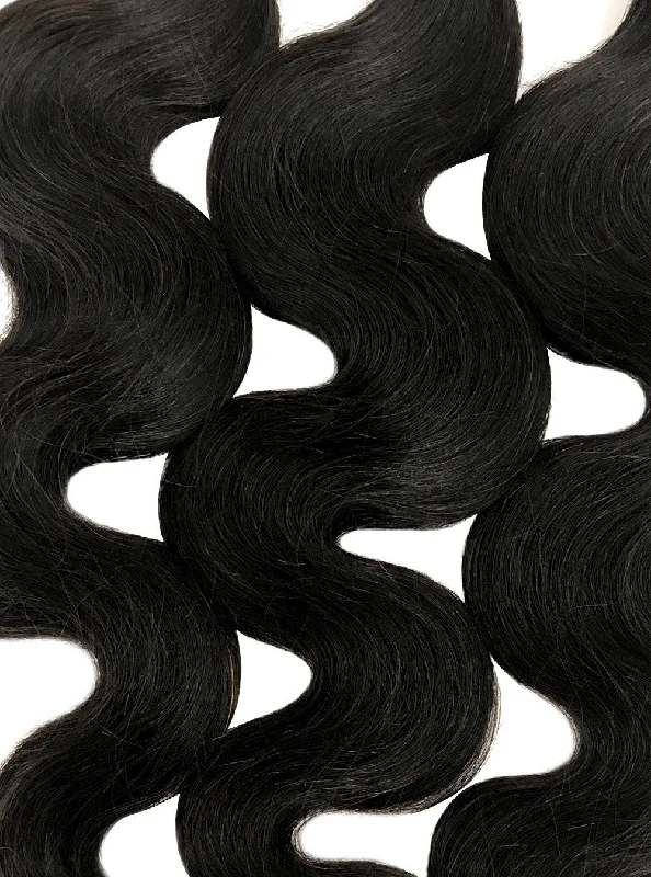 8A Malaysian 3 Bundle Set Body Wave Virgin Human Hair Extension