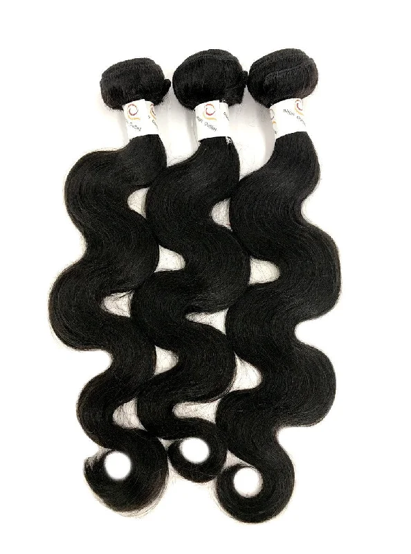 8A Malaysian 3 Bundle Set Body Wave w/ 13""x4"" Lace Frontal