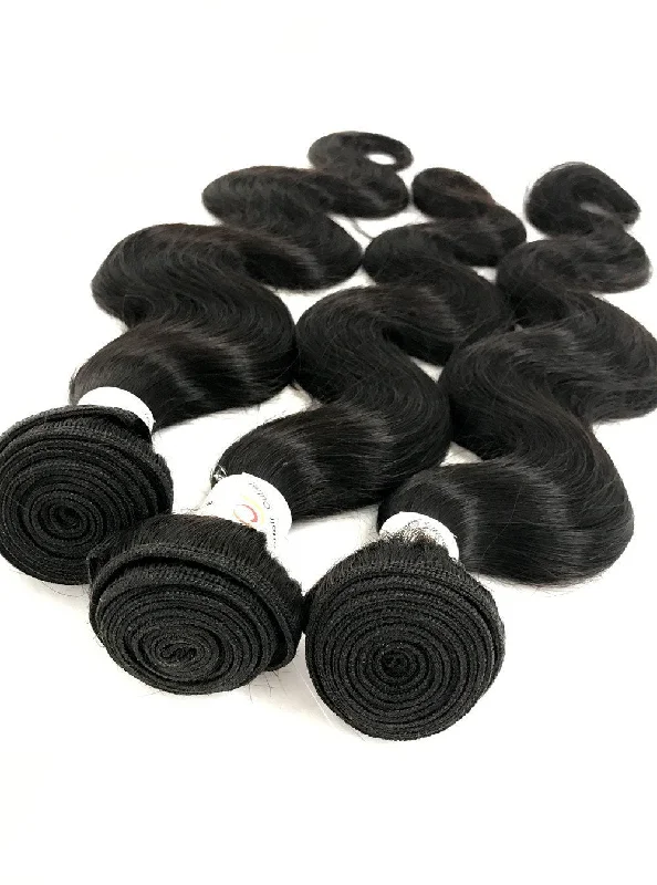 8A Malaysian 3 Bundle Set Body Wave w/ 13""x4"" Lace Frontal