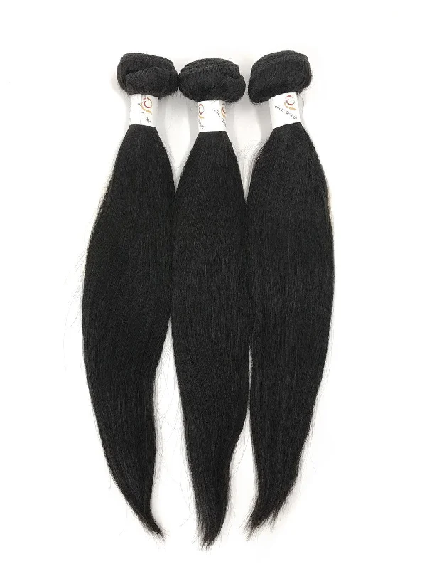 8A Malaysian 3 Bundle Set Straight w/ 13""x4"" Lace Frontal