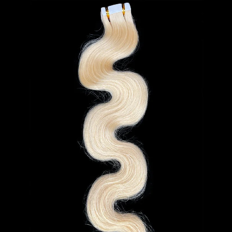 10A Body Wave Tape-In Human Hair Extension Color 613