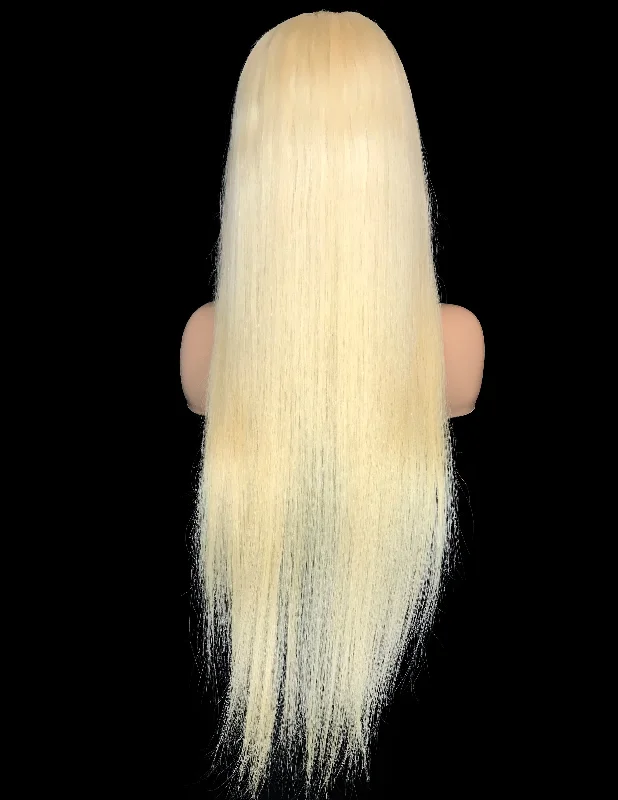 9A Grade Straight Full Lace Human Hair Wig  #613