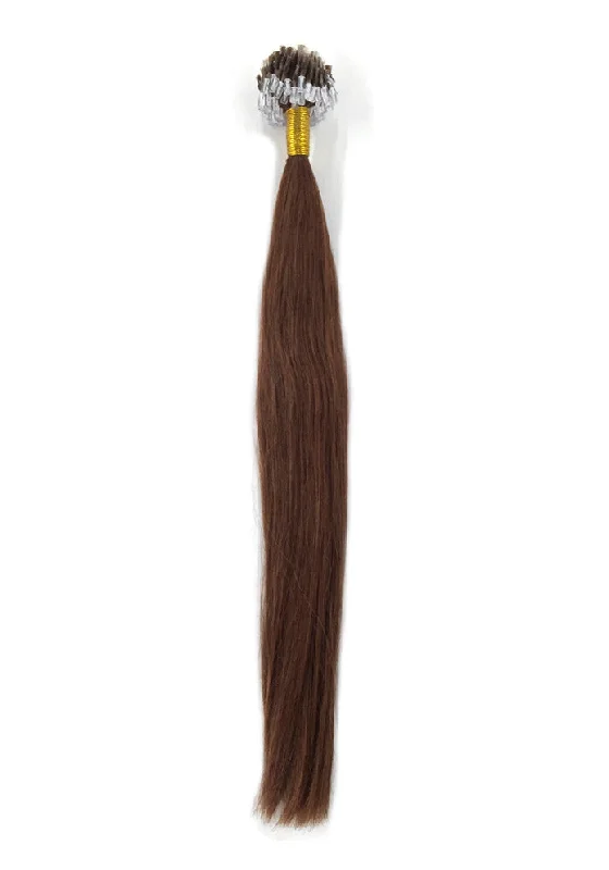 9A Micro Link Straight Human Hair Extension Color 33