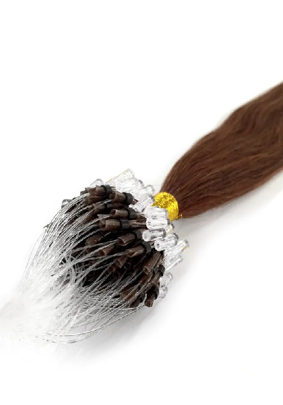 9A Micro Link Straight Human Hair Extension Color 33