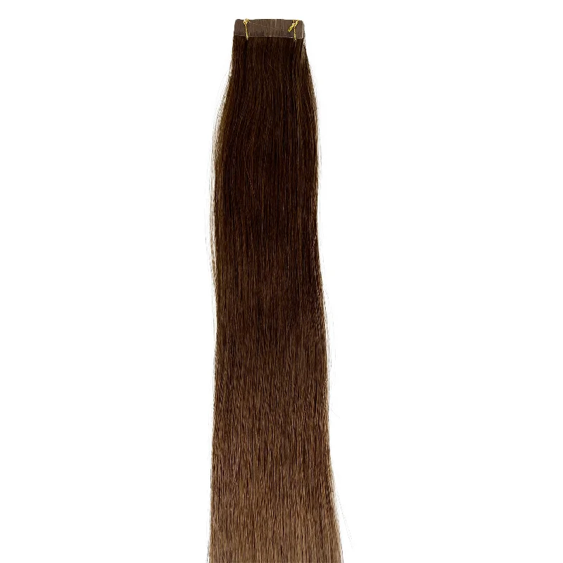 10A Straight Tape-In Human Hair Extension Color #4