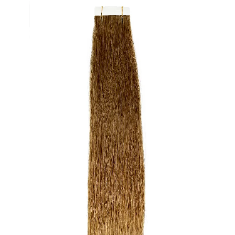 10A Straight Tape-In Human Hair Extension Color #6