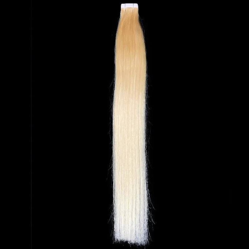 10A/8A Straight Tape-In Human Hair Extension Color 613