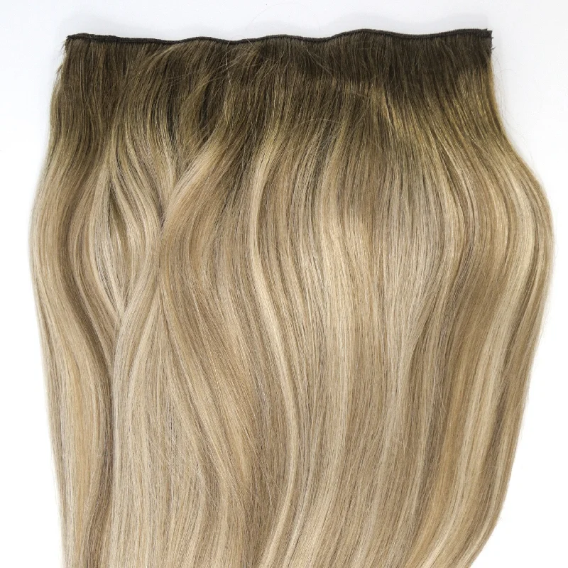 Arctic Rooted Ultra Narrow Clip In Hair Extensions