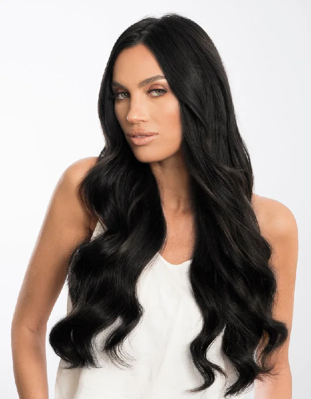 BELLAMI BELL AIR 20"" 230g #1 JET BLACK Hair Extensions