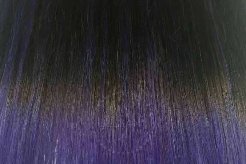 BELLAMI 220g 22"" Ombre #1B/Lavender Hair Extensions