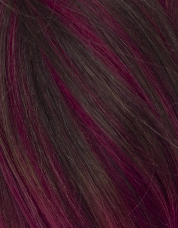 BELLAMI 160g 20"" Ombre #4/Poisonberry Hair Extensions