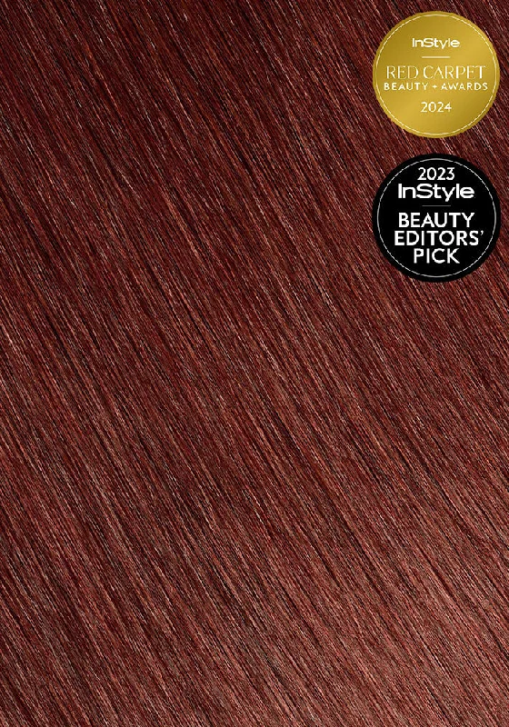 BELLAMI Silk Seam 16"" 140g Dark Maple Brown Natural Hair Extensions