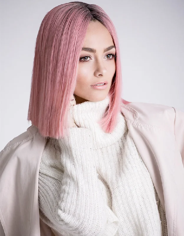 BELLAMI Pink Synthetic Wig Felicia 15"" Straight