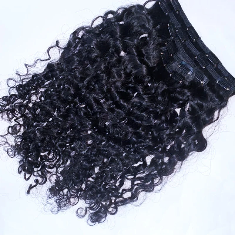 Raw Cambodian Curly Wave Clip-Ins