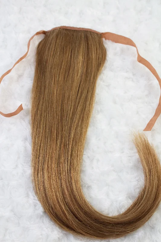 Clip & Tie Ponytail - Strawberry Copper