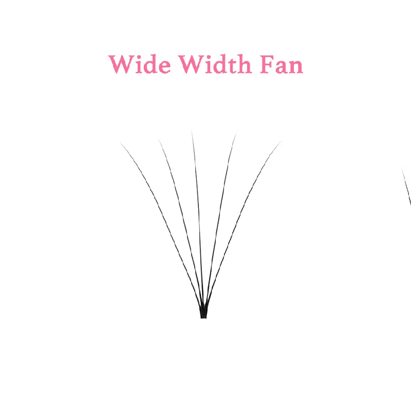 Pre-made Volume 5D Fans Invisible Base Eyelash Extensions 0.20 D Curl (4 Lines)