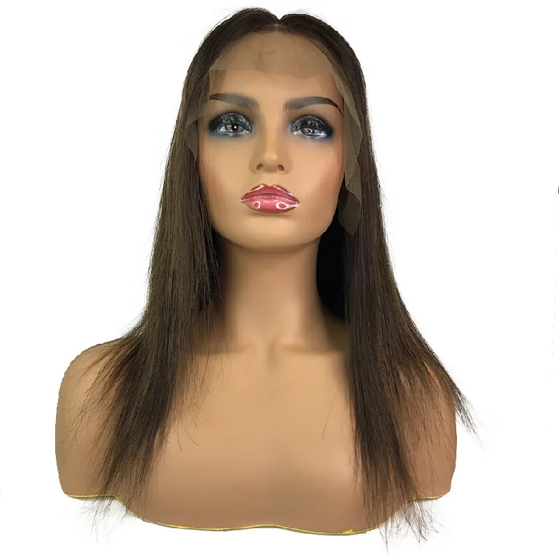 8A Straight Lace Frontal Wig  #2/6/2