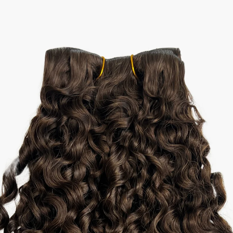 Sambi Mocha Brown Invisible Clip-Ins