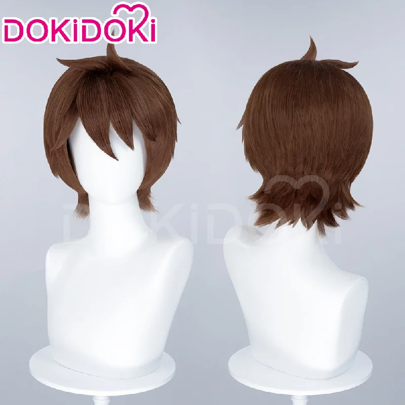 DokiDoki Anime Ben 10 Cosplay Ben Tennyson Wig Short Brown Hair