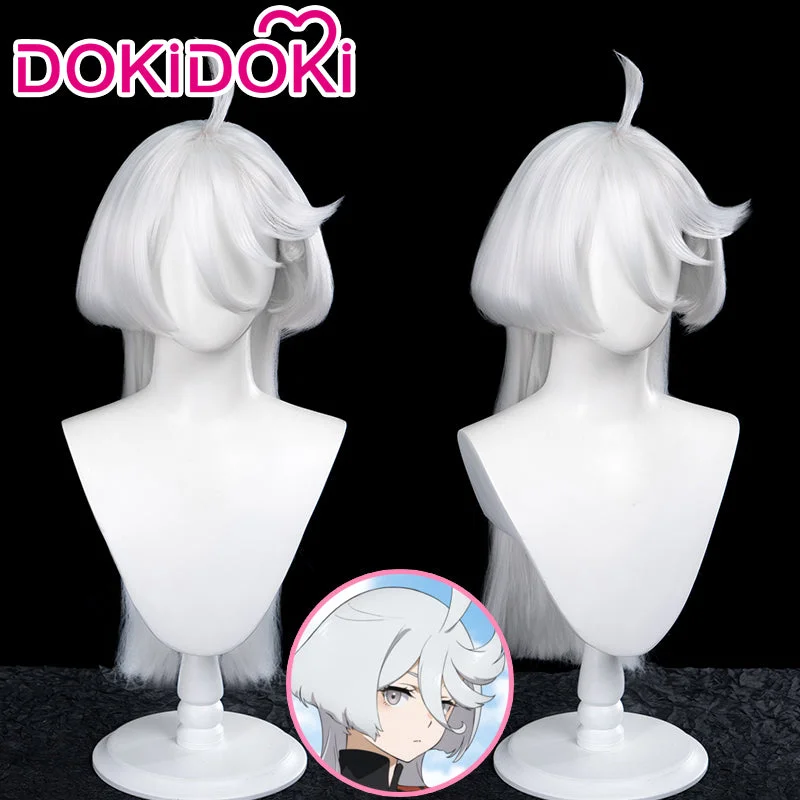 【Ready For Ship】DokiDoki Anime Mobile Suit Gundam: the Witch from Mercury Cosplay Wig Miorine Rembran Wig Long White