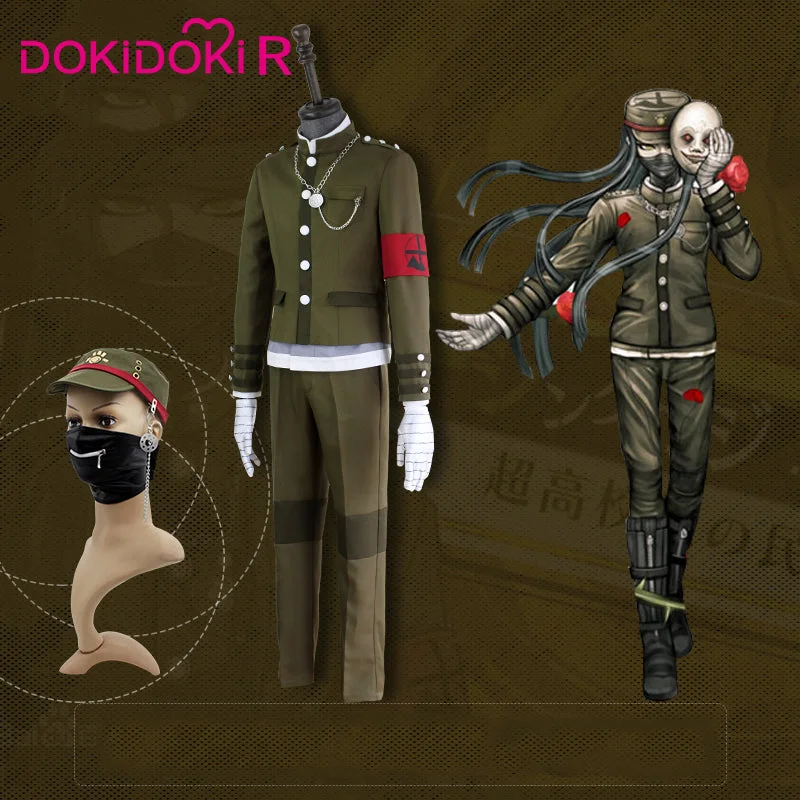 DokiDoki-R Game Danganronpa Cosplay Korekiyo Shinguji Costume Men Halloween Game Danganronpa V3: Killing Harmony Cosplay Costume