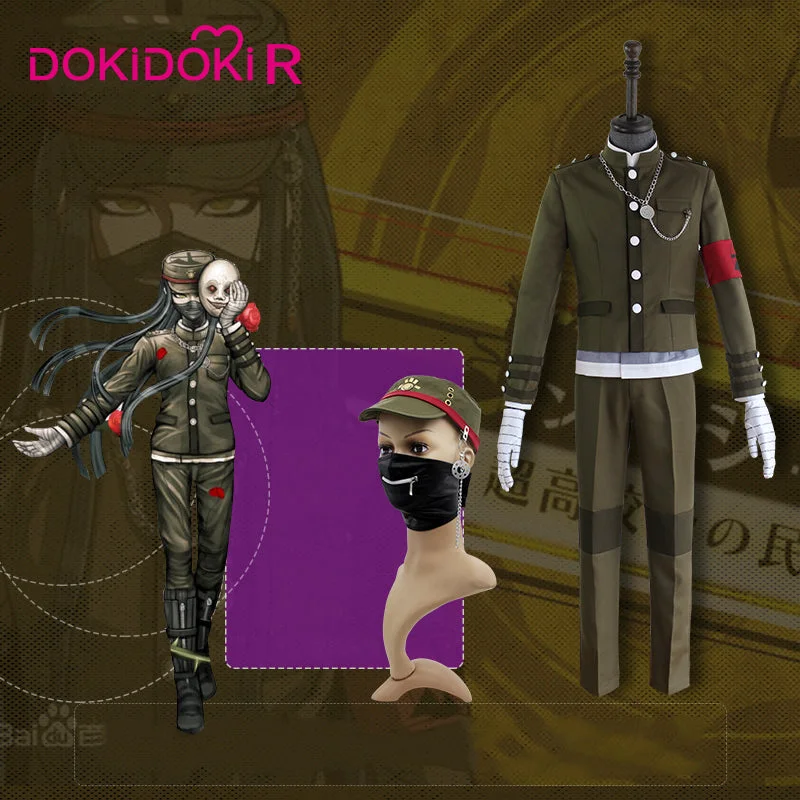 DokiDoki-R Game Danganronpa Cosplay Korekiyo Shinguji Costume Men Halloween Game Danganronpa V3: Killing Harmony Cosplay Costume