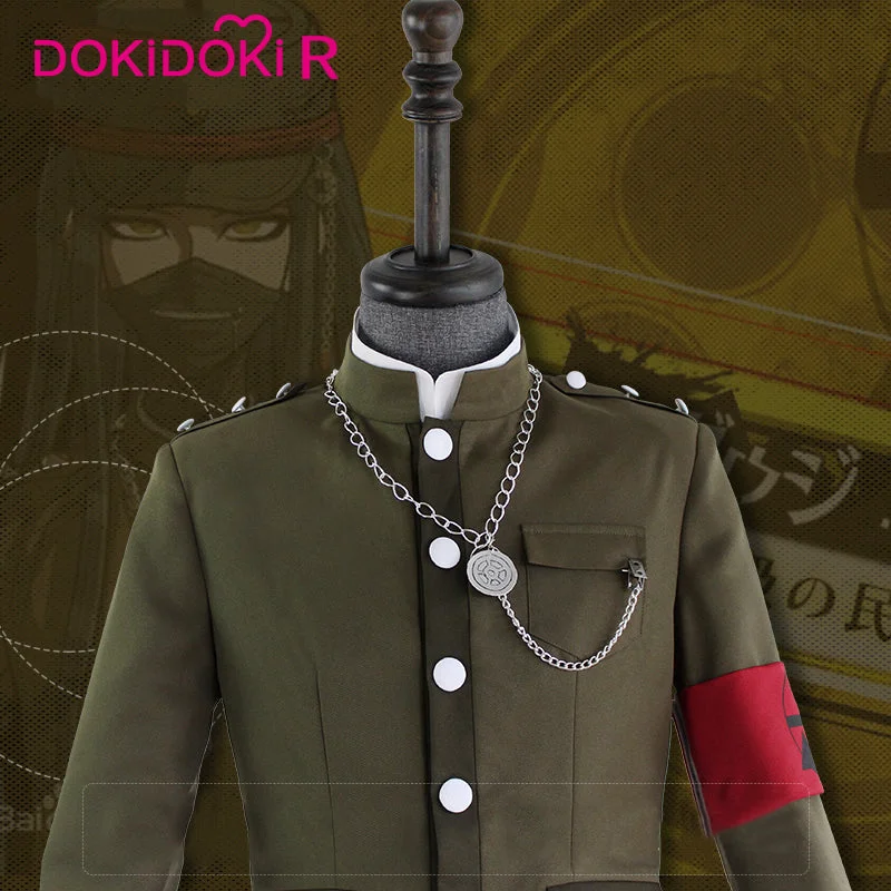 DokiDoki-R Game Danganronpa Cosplay Korekiyo Shinguji Costume Men Halloween Game Danganronpa V3: Killing Harmony Cosplay Costume