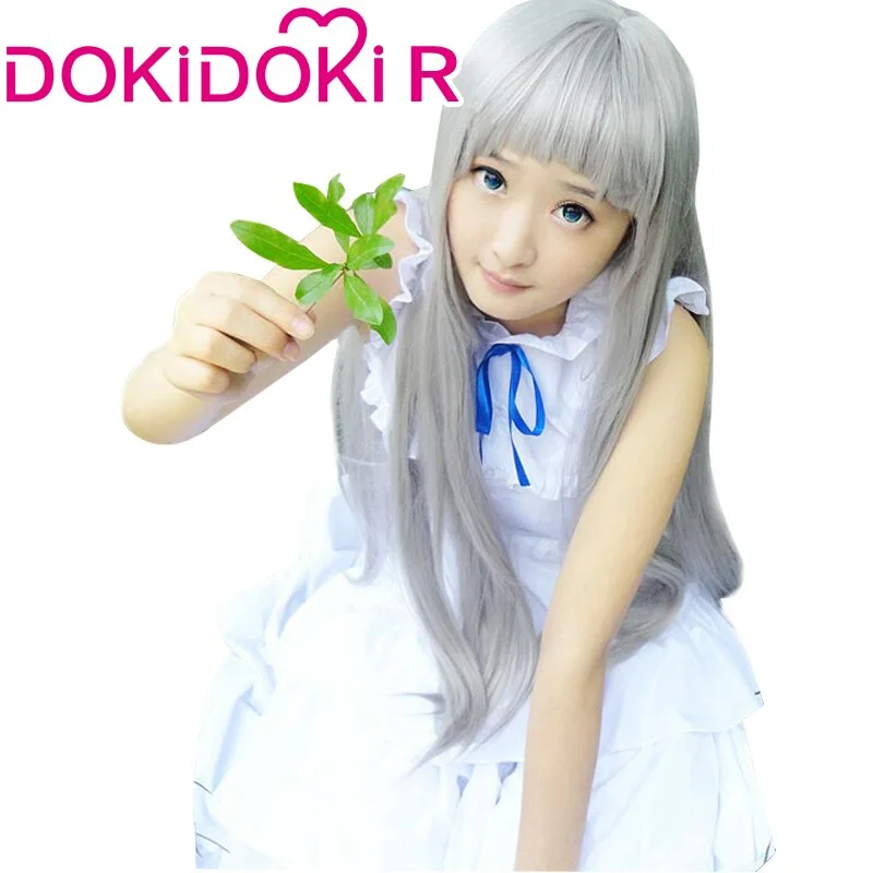 DokiDoki-R Anime Anohana Cosplay Honma Meiko Women Costume