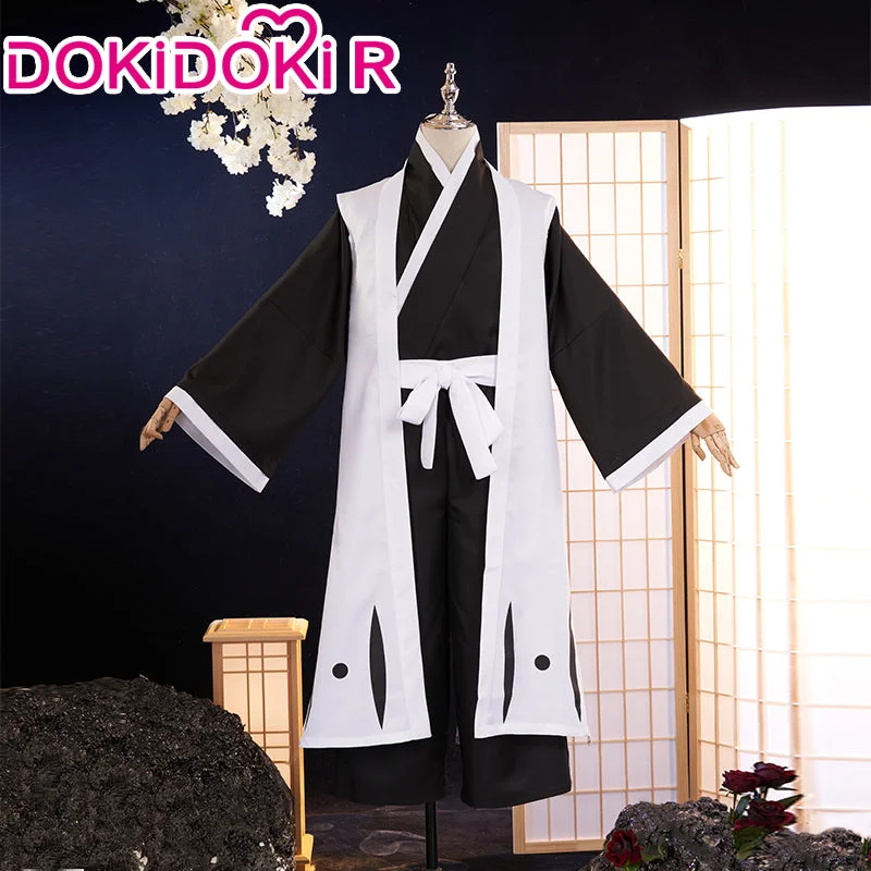 【Size S-3XL】DokiDoki-R Anime Bleach Cosplay Kuchiki Byakuya Cosplay Costume