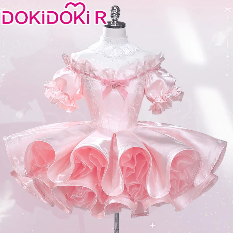 DokiDoki-R Anime Shugo Chara! Cosplay Tsukiyomi Utau Costume Angel Cradle