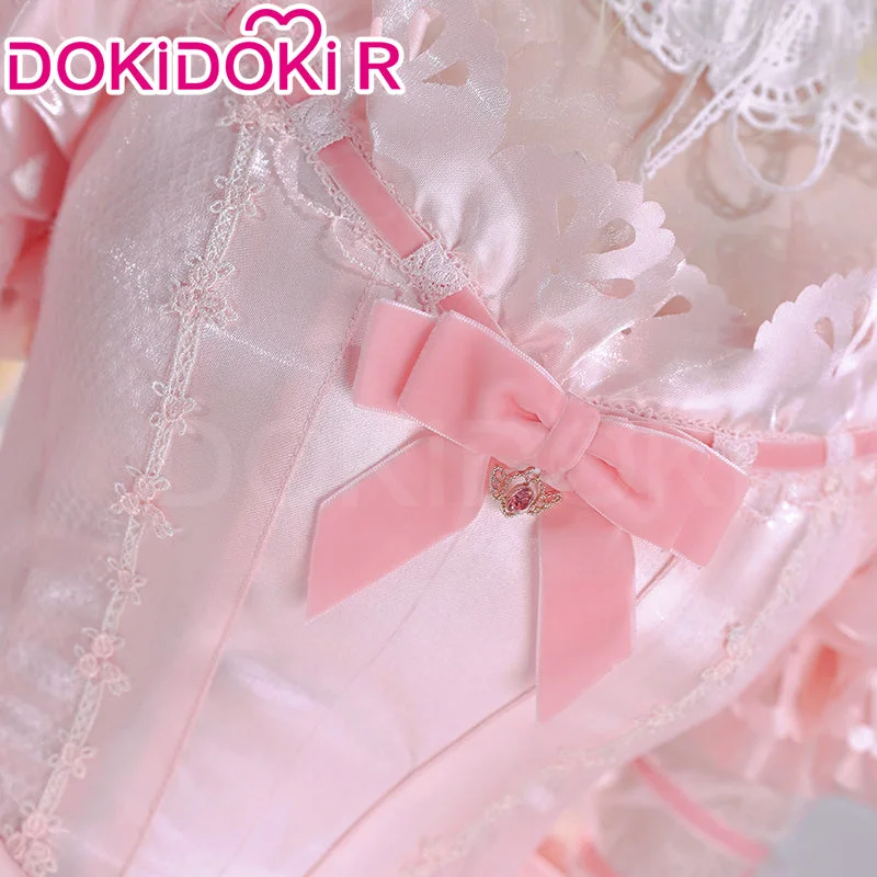 DokiDoki-R Anime Shugo Chara! Cosplay Tsukiyomi Utau Costume Angel Cradle